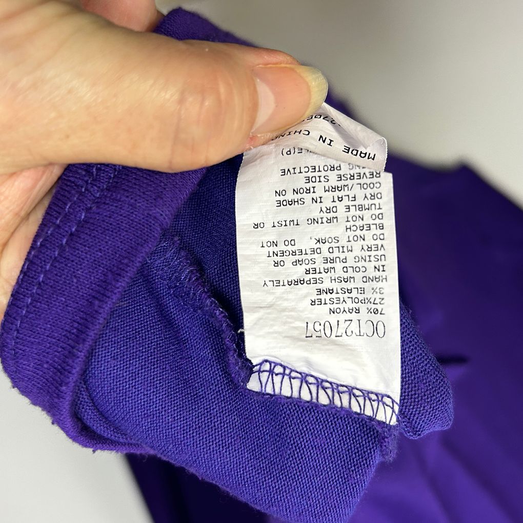 Tulio Purple Plus Size Layered Top - Size 22
