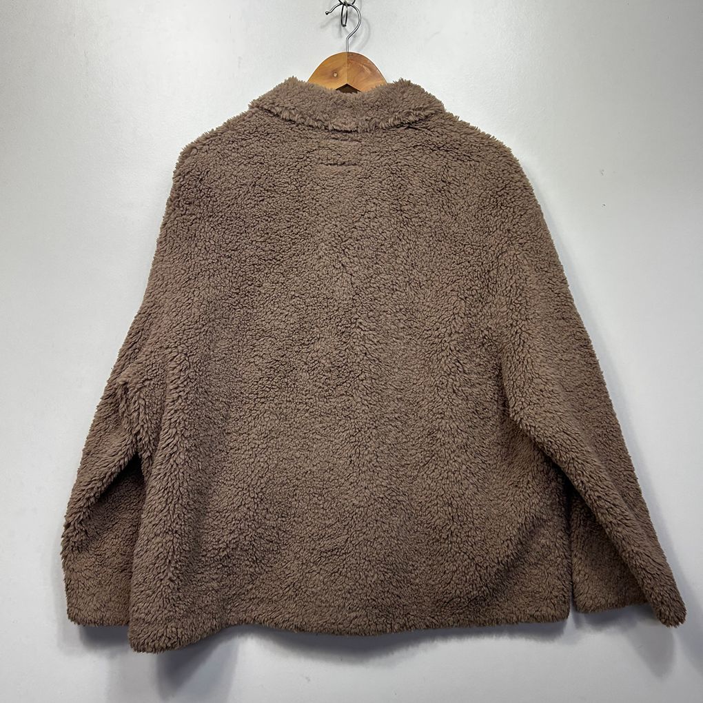 Unreal Fur Brown Teddy Jacket - Size XL