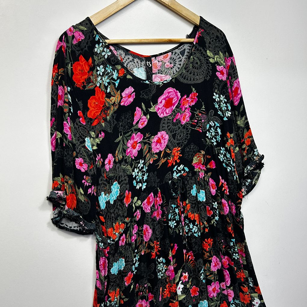 Taking Shape Black Plus Size Maxi Dress - Size 16