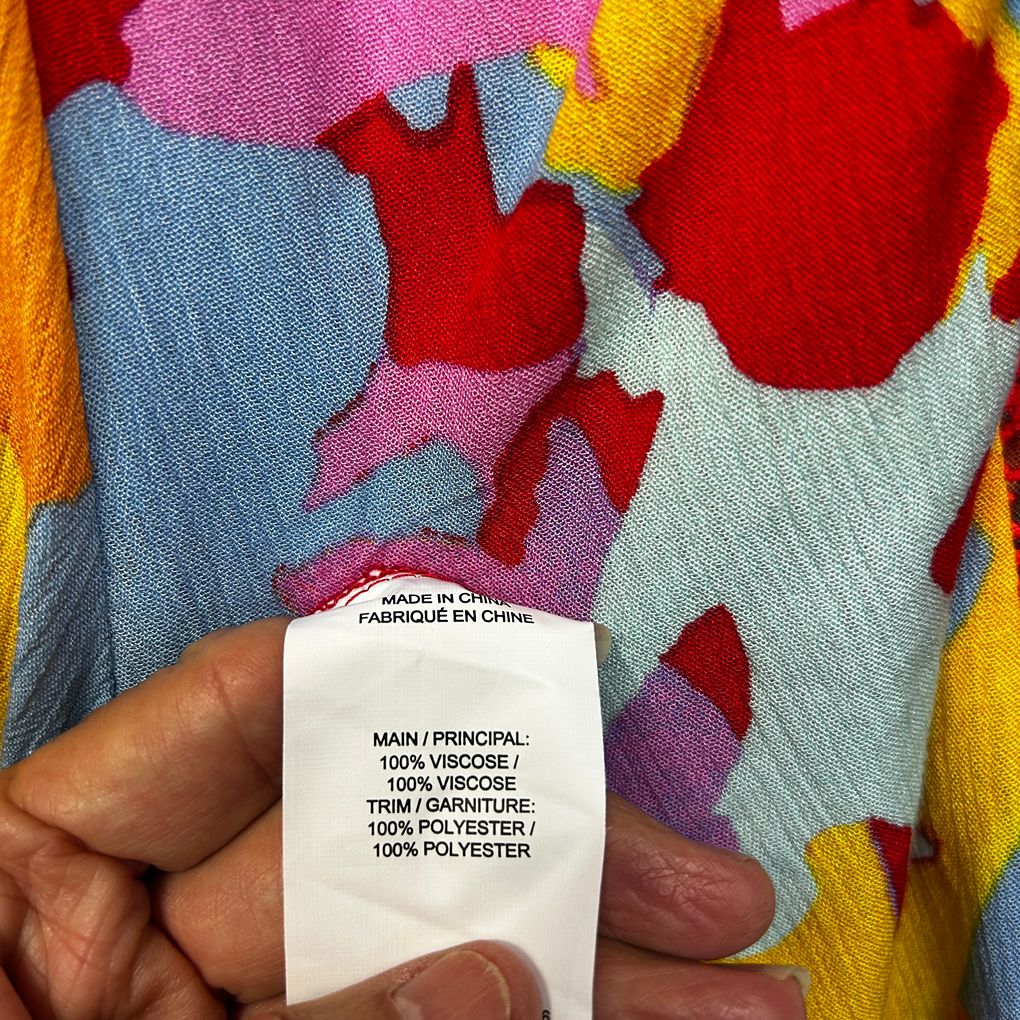 Rockmans Multicoloured Top - Size 18