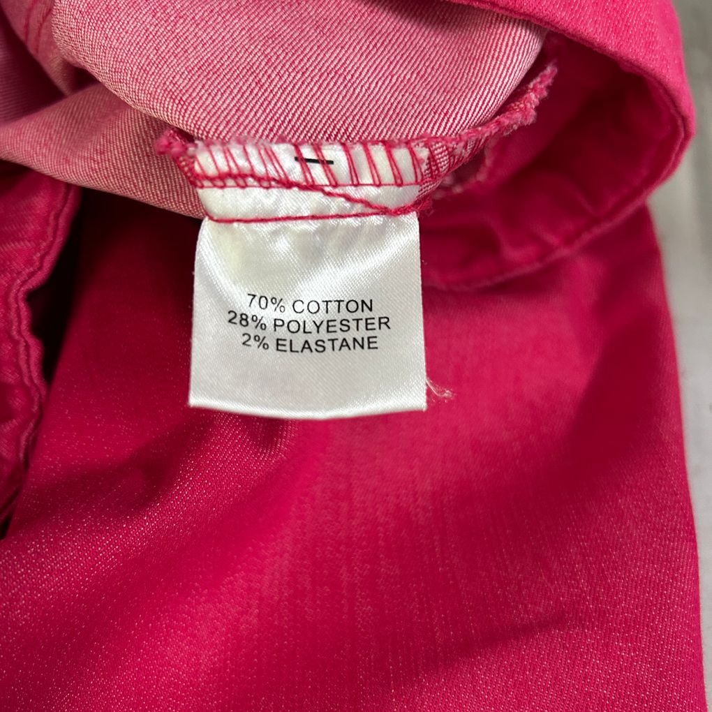 Millers Pink Cotton Cropped Pants - Size 18