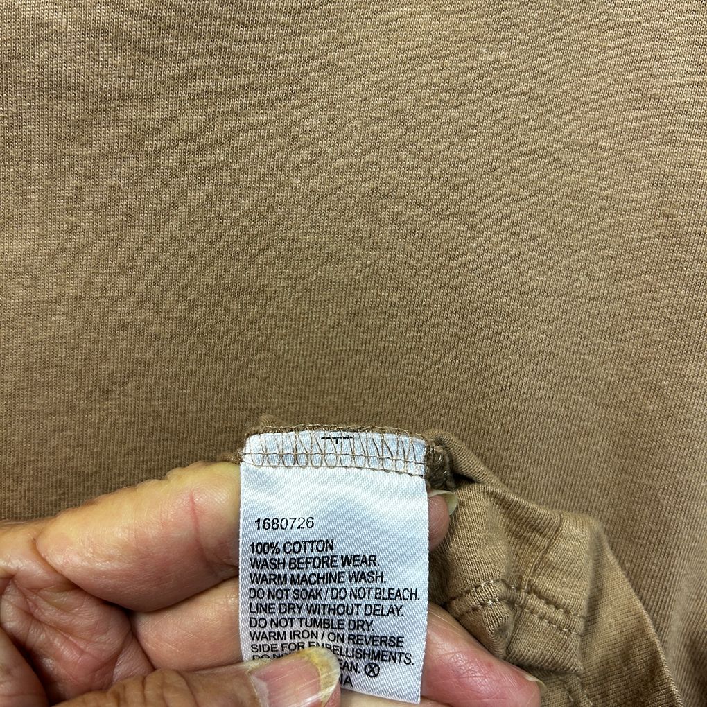 Ed.it.ed Tan Cotton T-Shirt - Size 26