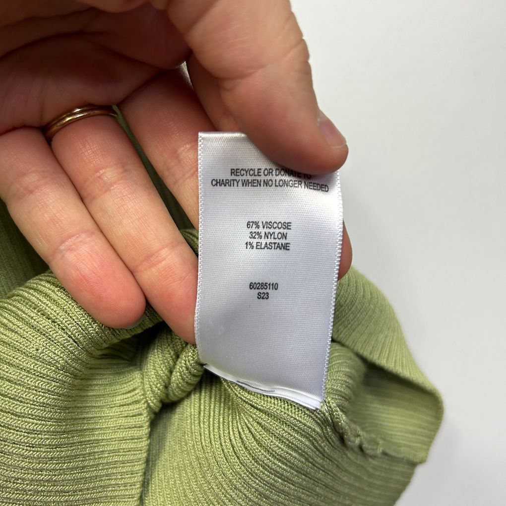 Witchery Green Knit Top - Size XL