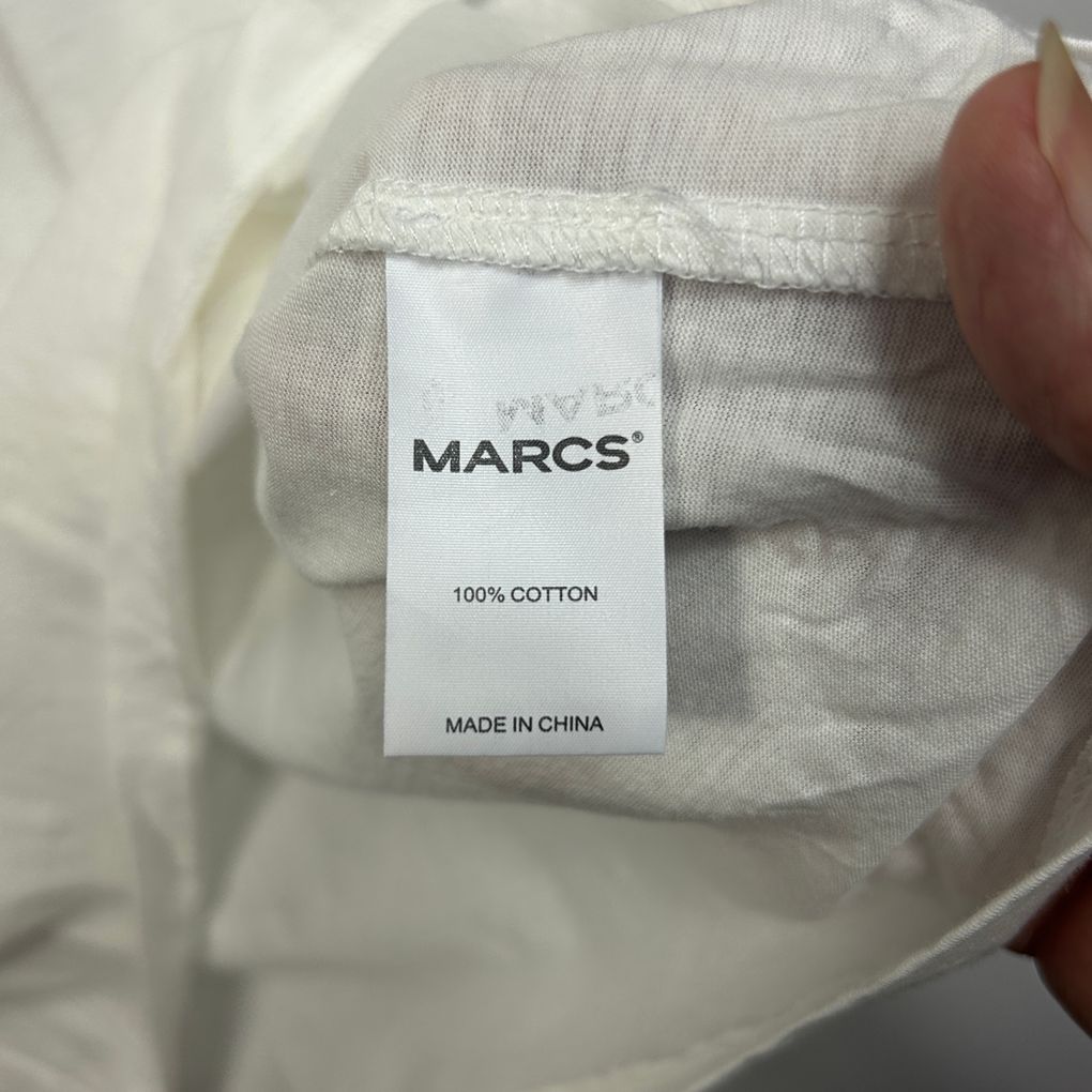 Marcs White Cotton T-Shirt - Size L