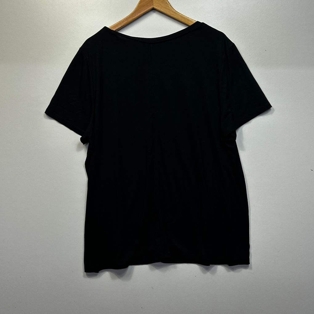 Autograph Black Top Tee - Size 20