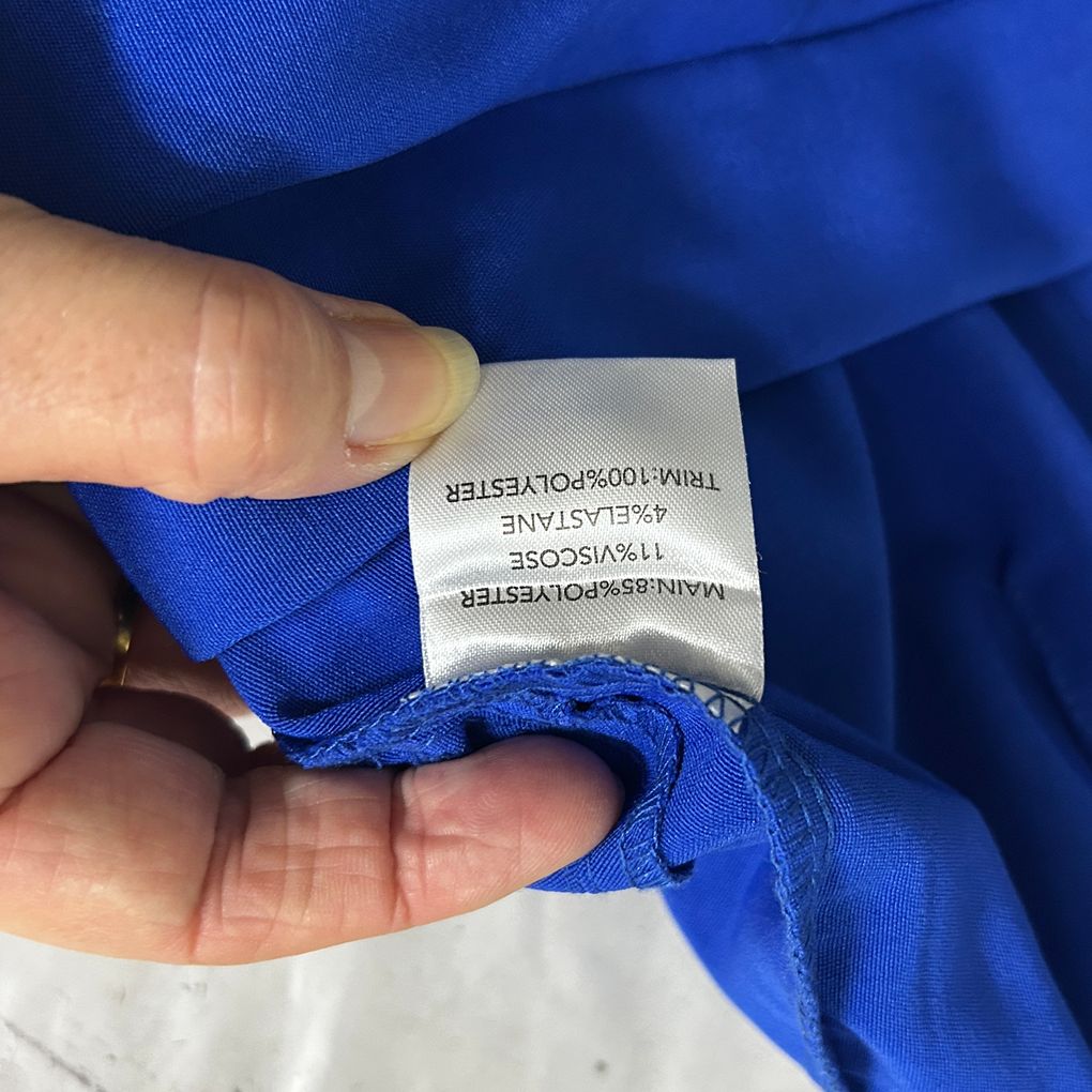Millers Blue Cropped Lace Trim Pants - Size 16