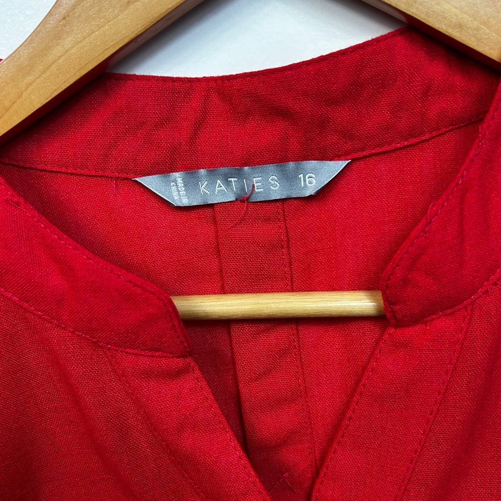 Katies Red Top - Size 16
