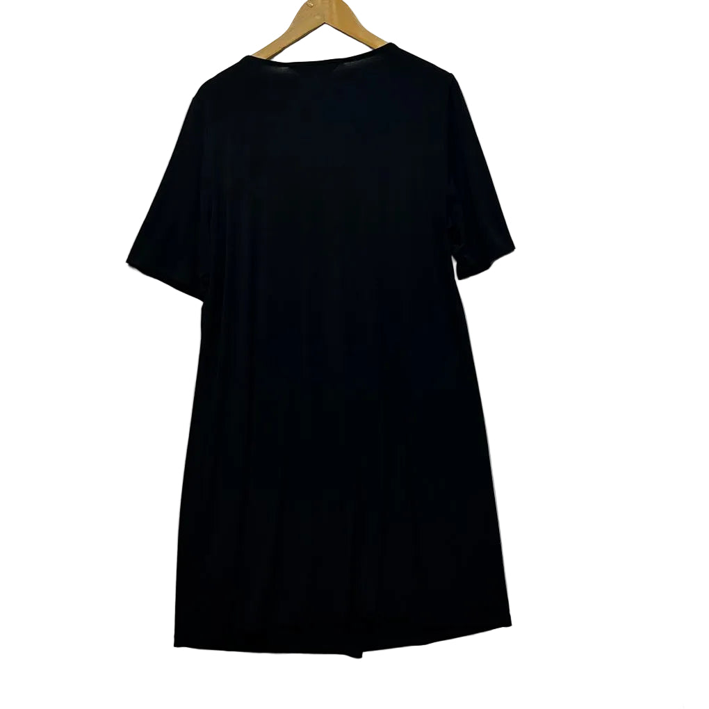 Virtuelle Black Beaded Dress - Size S