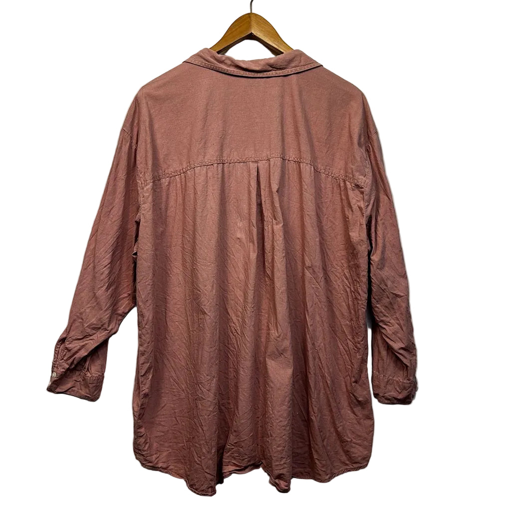 Anko Pink Linen Top - Size 20