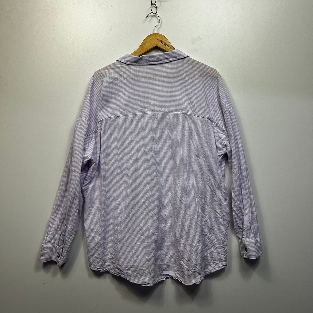 Anko Lilac Plus Size Cotton Shirt - Size 20