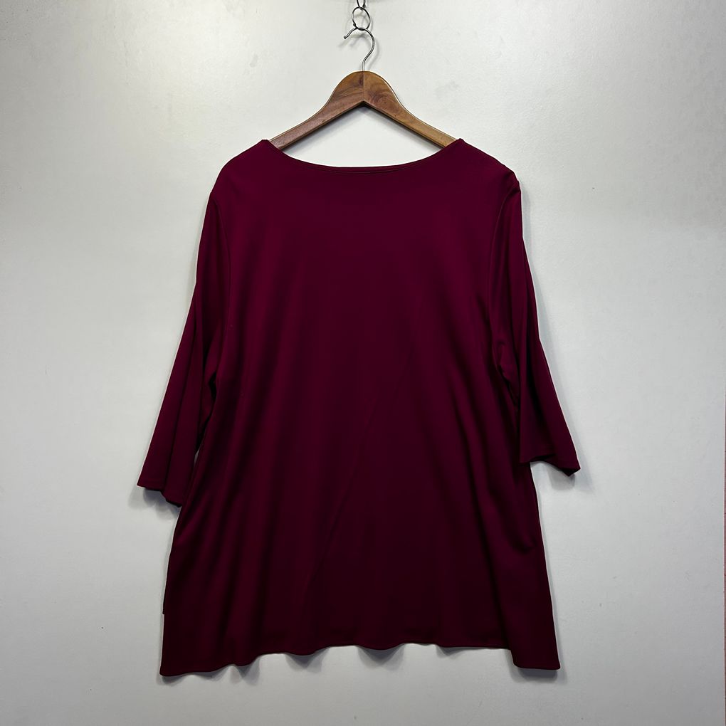 Autograph Burgundy Plus Size Top - Size 20