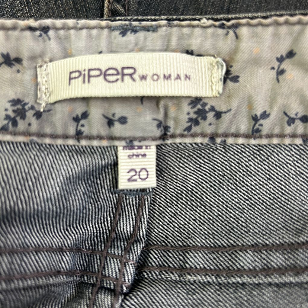 Piper Black Bootleg Black Jeans - Size 20