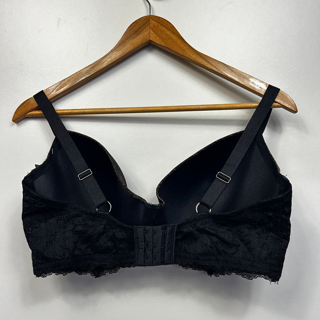 Kayser Black Bra - Size 14F