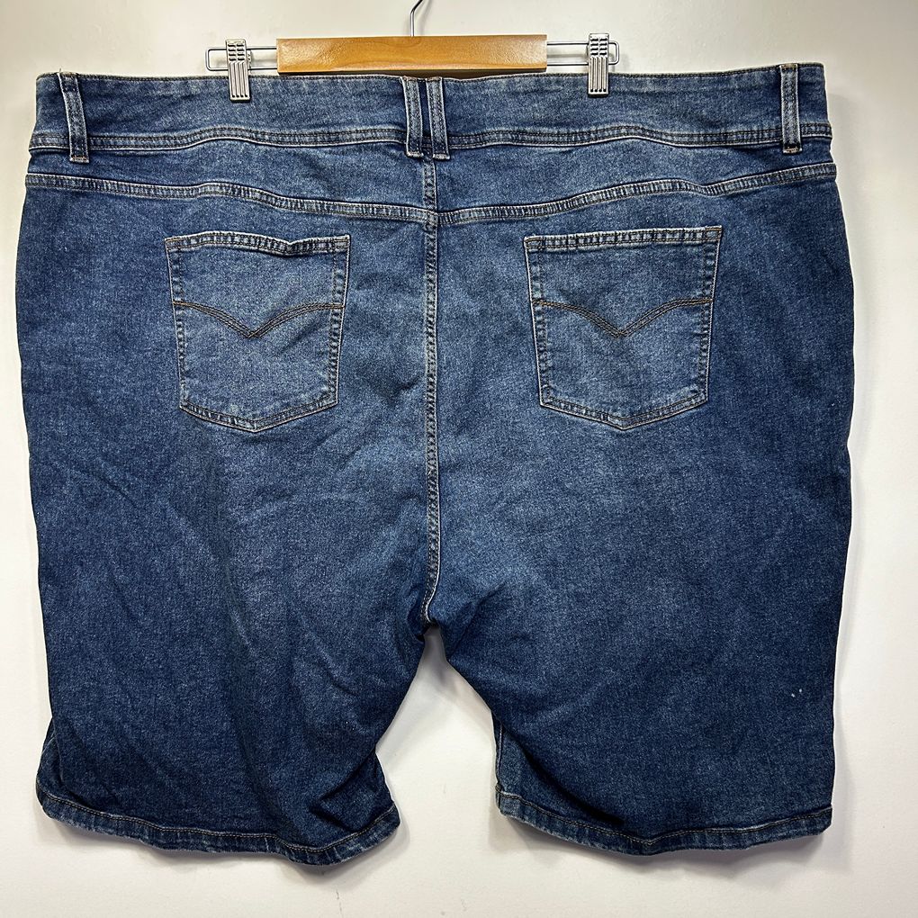 Autograph Blue Plus Size Denim Shorts - Size 30