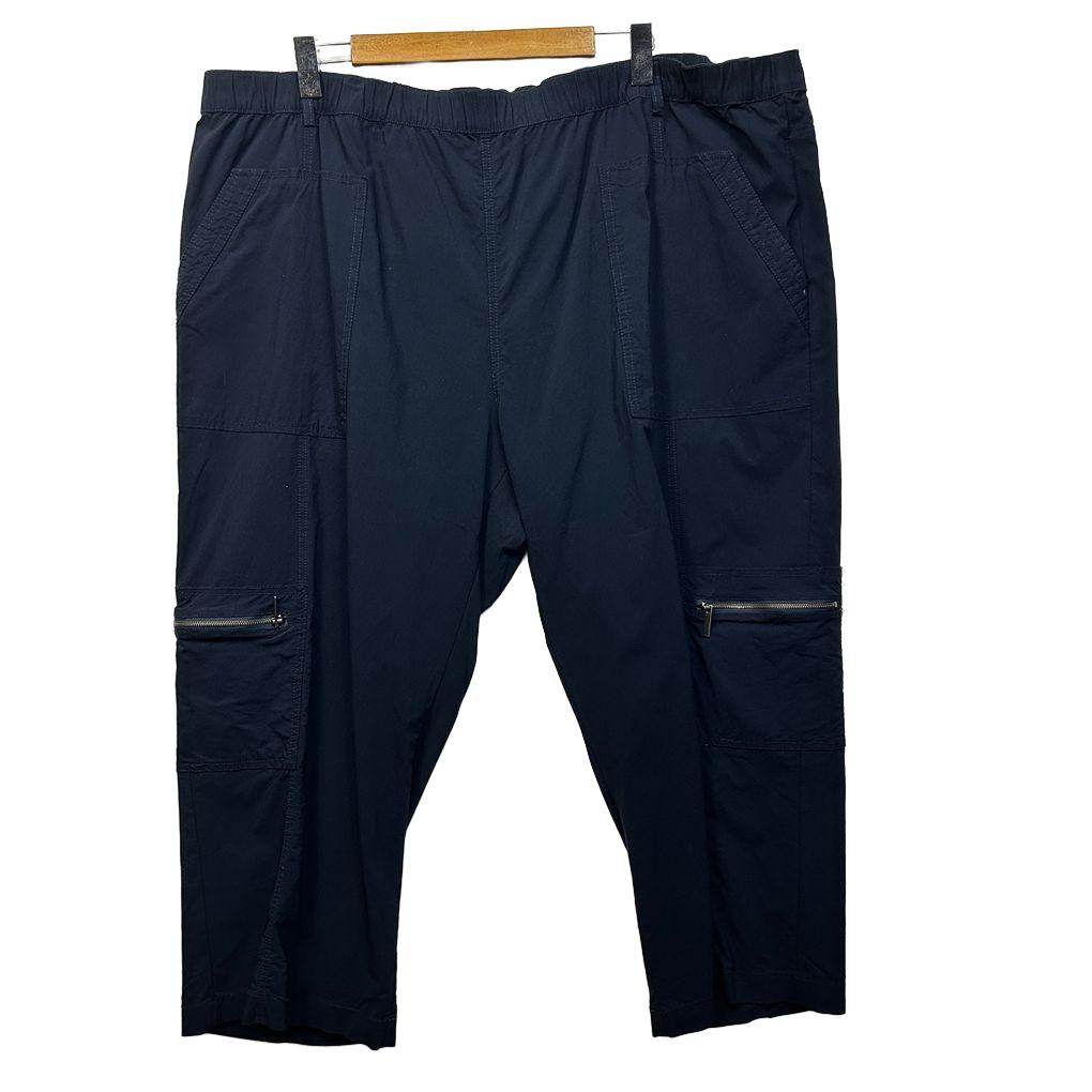 Virtuelle Black Cropped Cargo Pants - Size 24