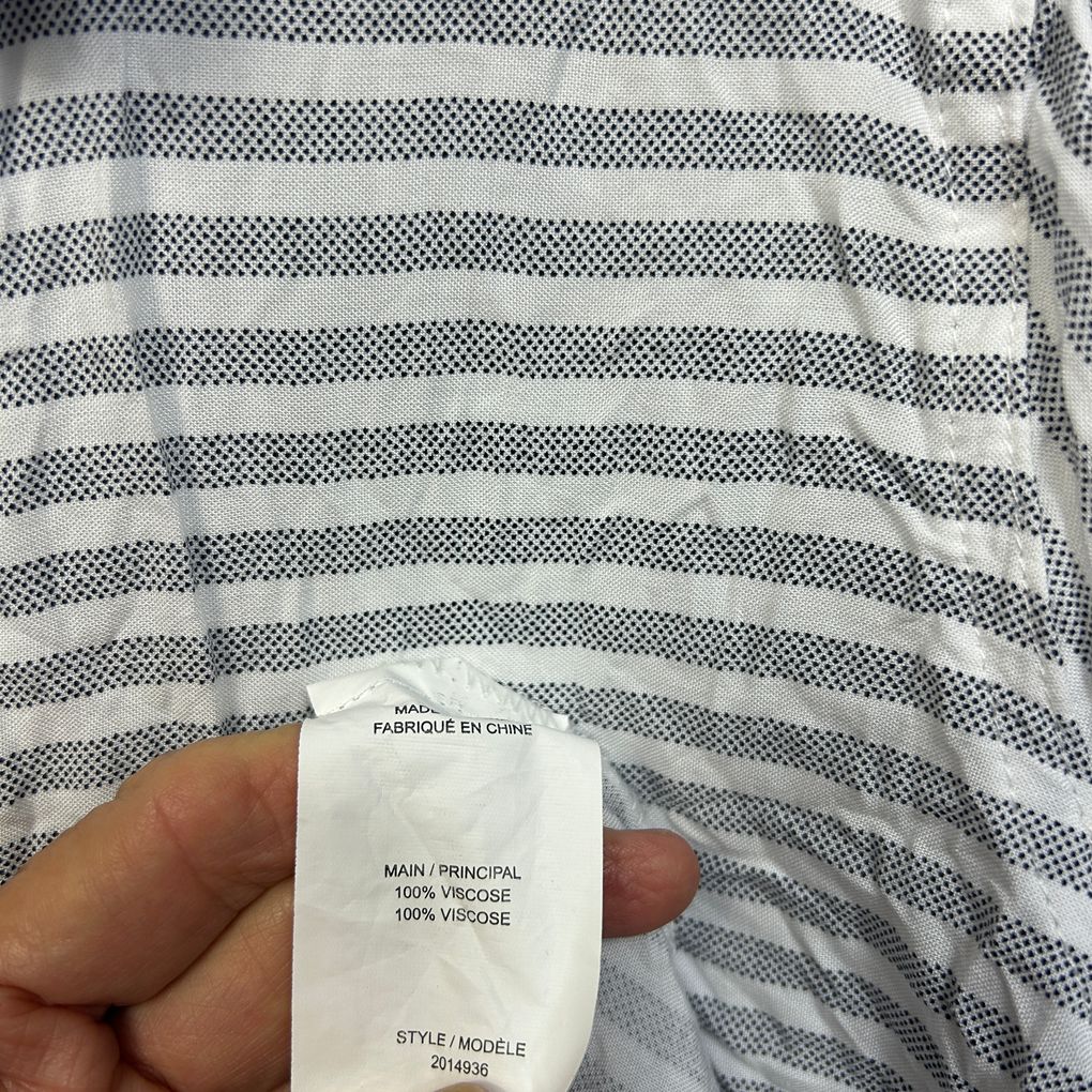 Katies Grey Striped Shirt - Size 20