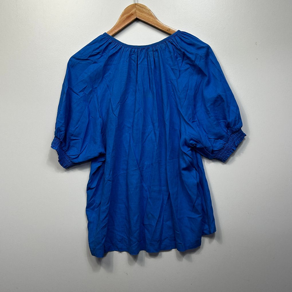 Rockmans Blue Top - Size 16