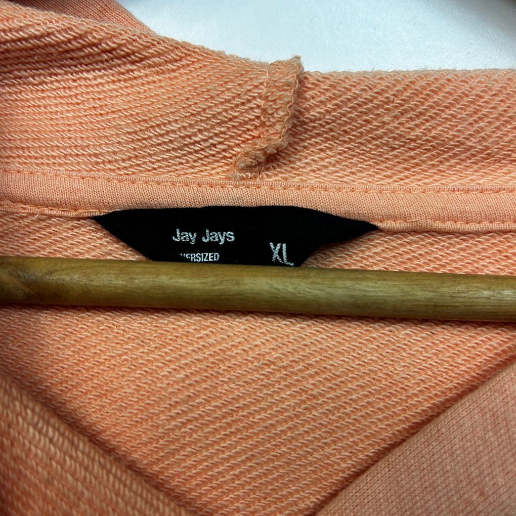 Jay Jays Peach Karma Cotton Hoodie - Size XL