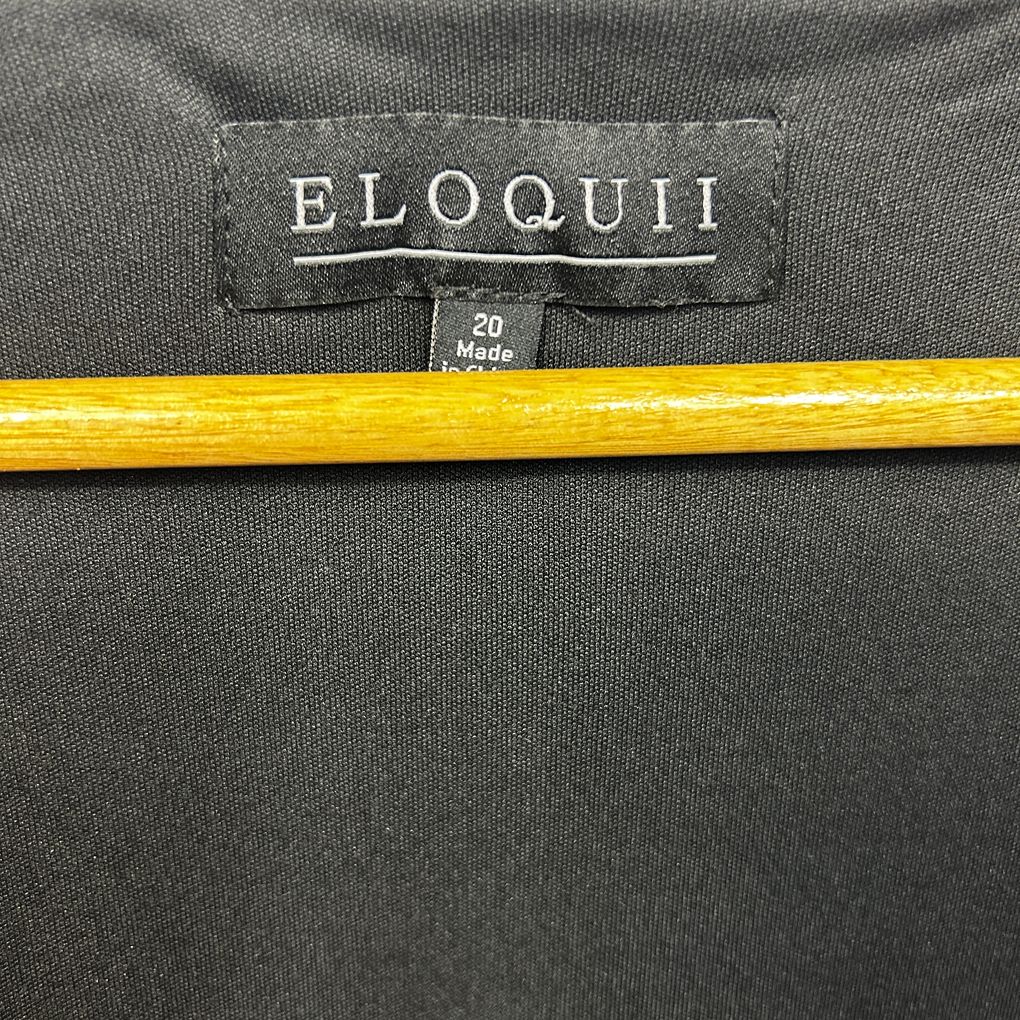 Eloquii Black Cape Dress - Size 20