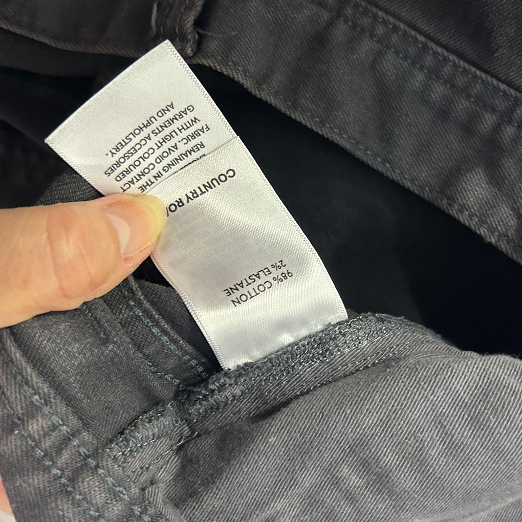 Country Road Black Mens Jeans - Size 40 x 32