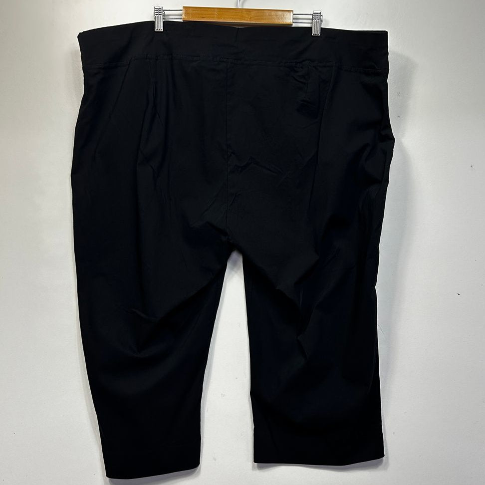 Autograph Black Plus Size Crop Pants - Size 30