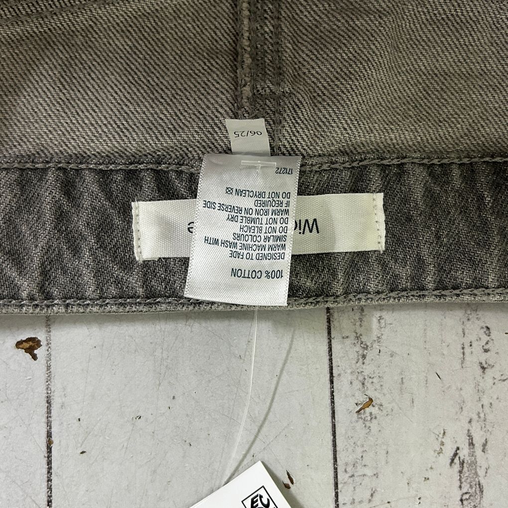Anko Grey Wide Leg HIgh Rise Jeans - Size 16