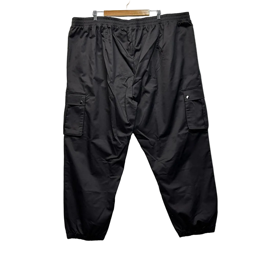 Yours Grey Plus Size Cotton Cargo Pants - Size 28