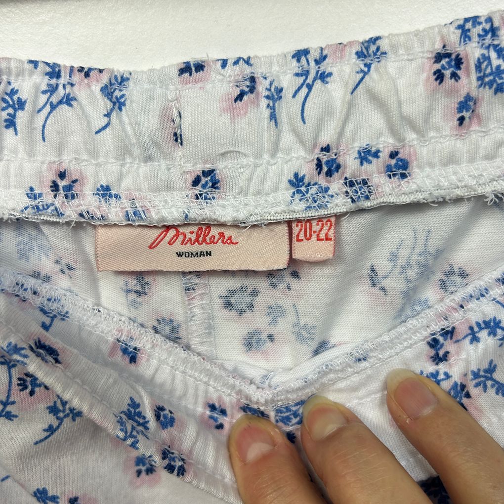 Millers White Plus Size Cotton Sleep Pants - Size 20-22