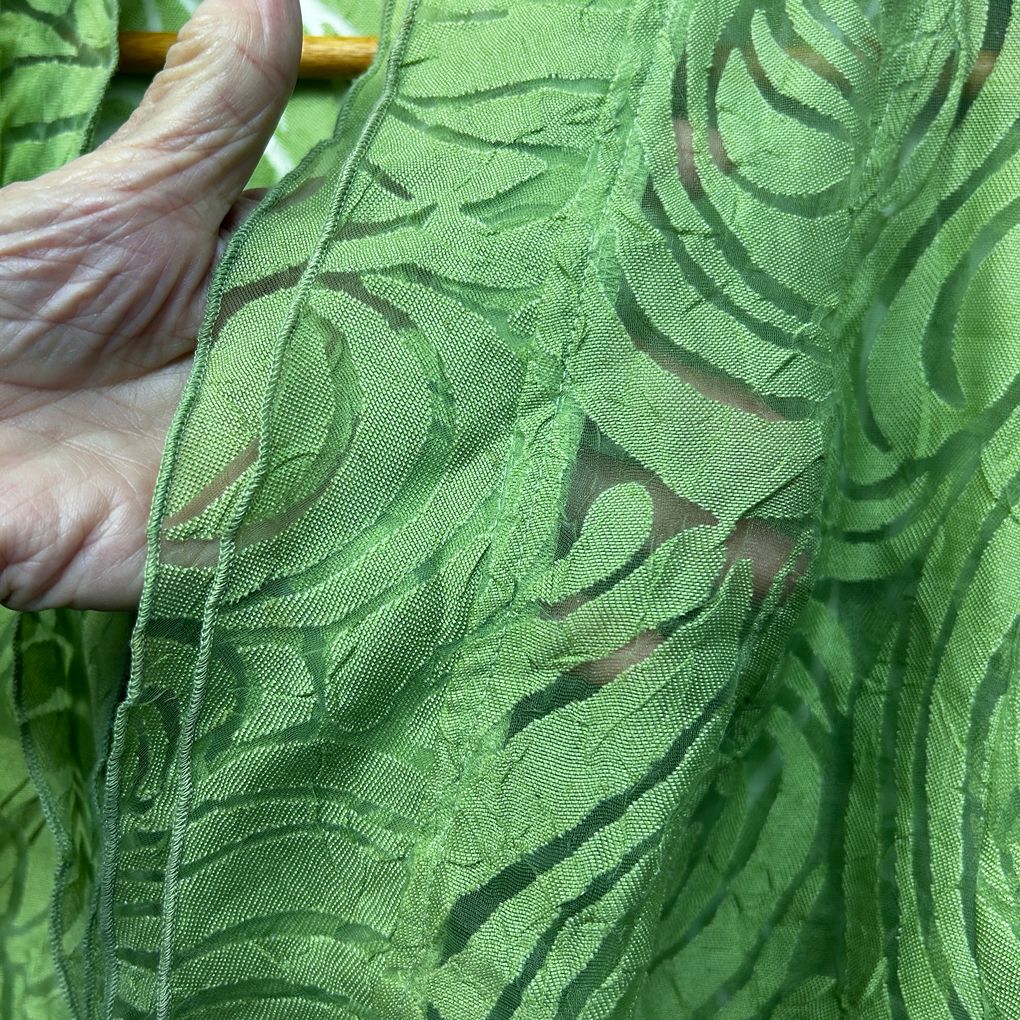Susan Blake Green Linen Jacket - Size 22