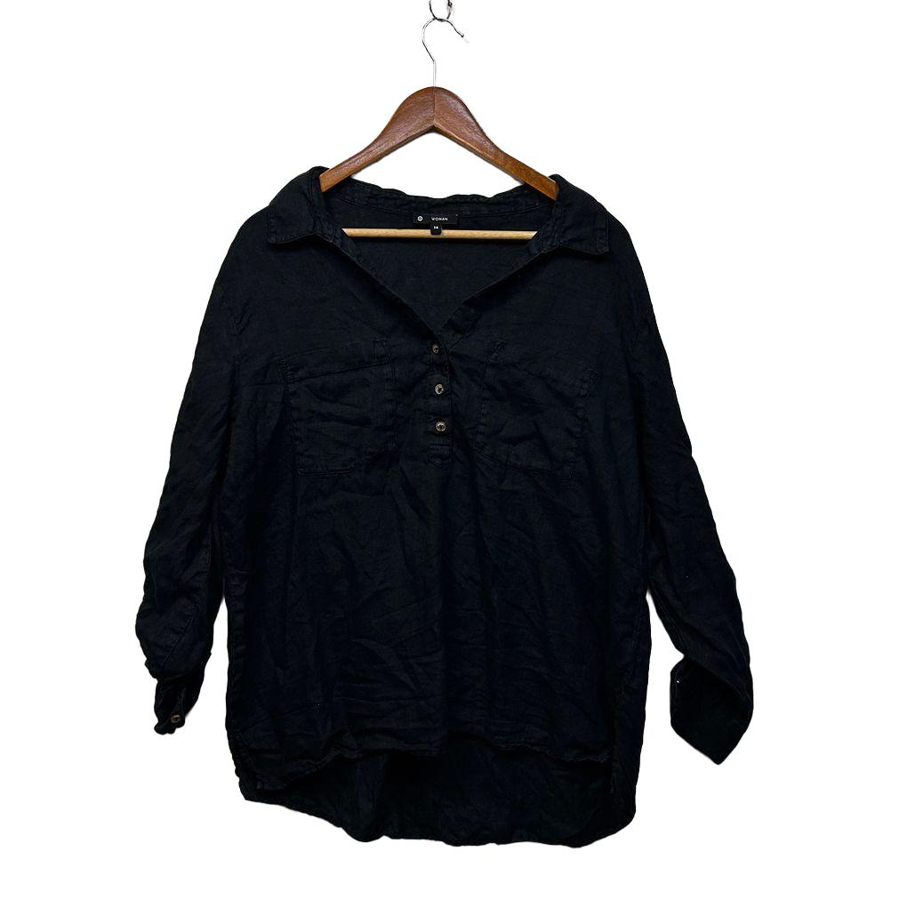 Target Linen Top - Size 14