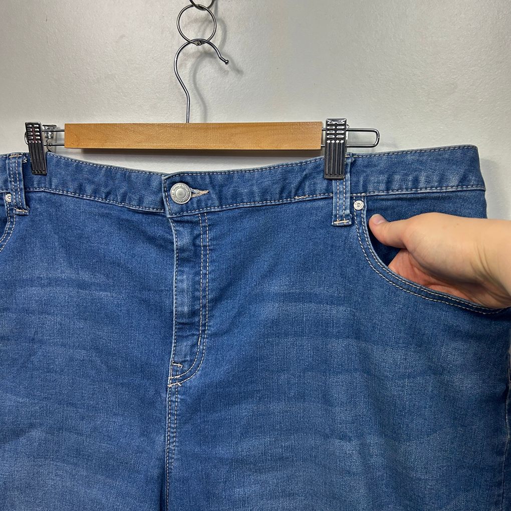 Anko Blue Plus Size Denim Shorts - Size 24