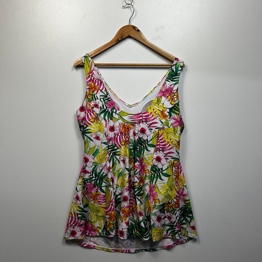 Rivers Multicoloured Floral Swimmers - Size 16