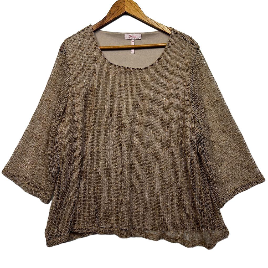 Millers Tan Top - Size 22