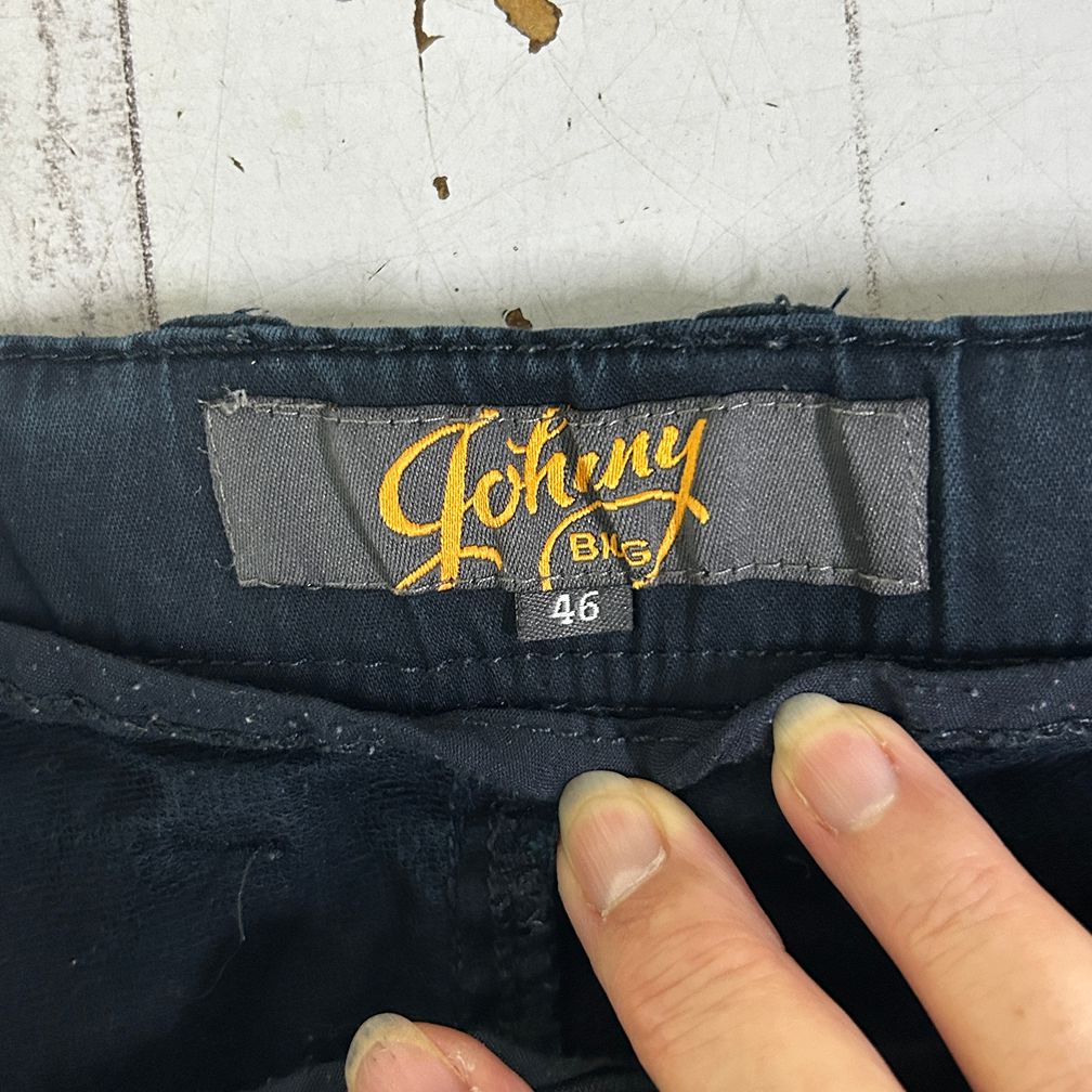 Johnny Bigg Navy Cotton Mens Shorts - Size 46
