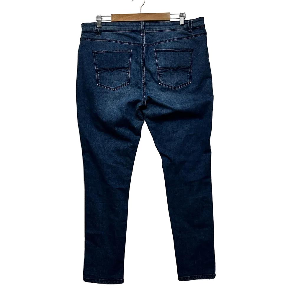 Just Jeans Curve Skinny Ultra High Rise Blue Jeans - Size 16