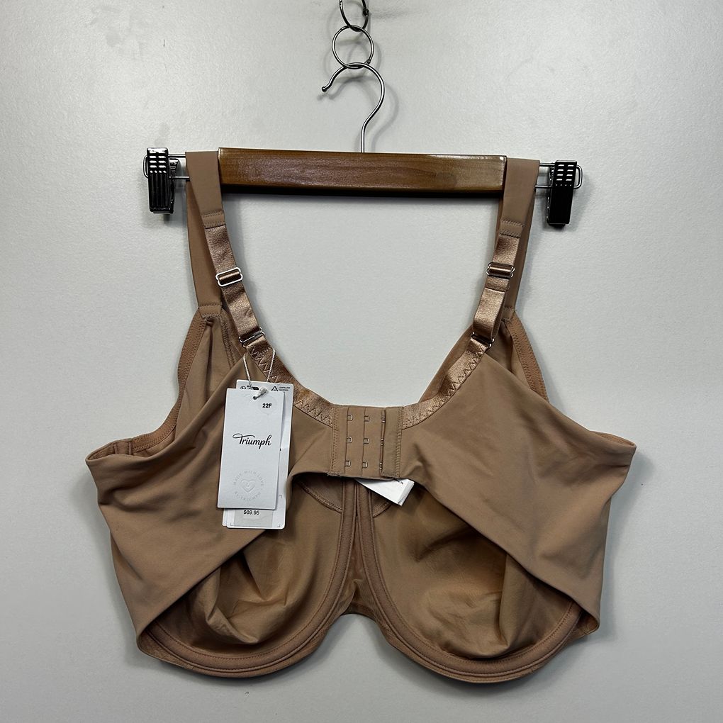 Triumph Beige Plus Size Bra - Size 22F