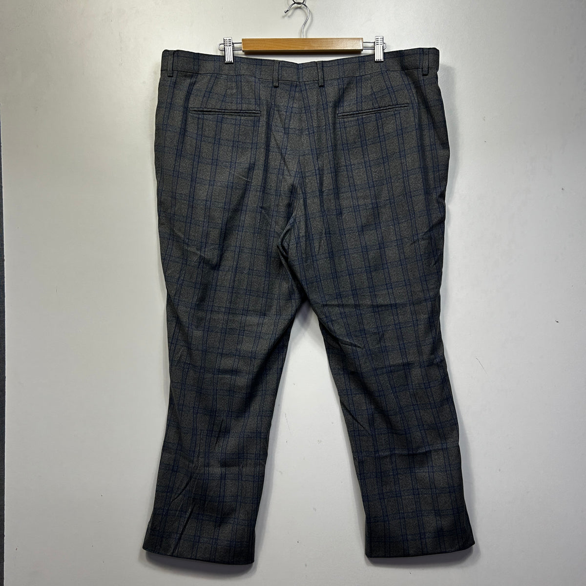 Johnny Bigg Grey Check Pants - Size 44