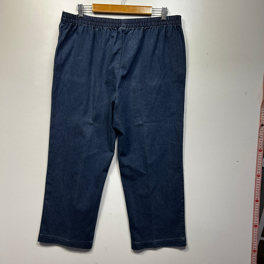 Millers Blue Denim Pull On Jeans - Size 18