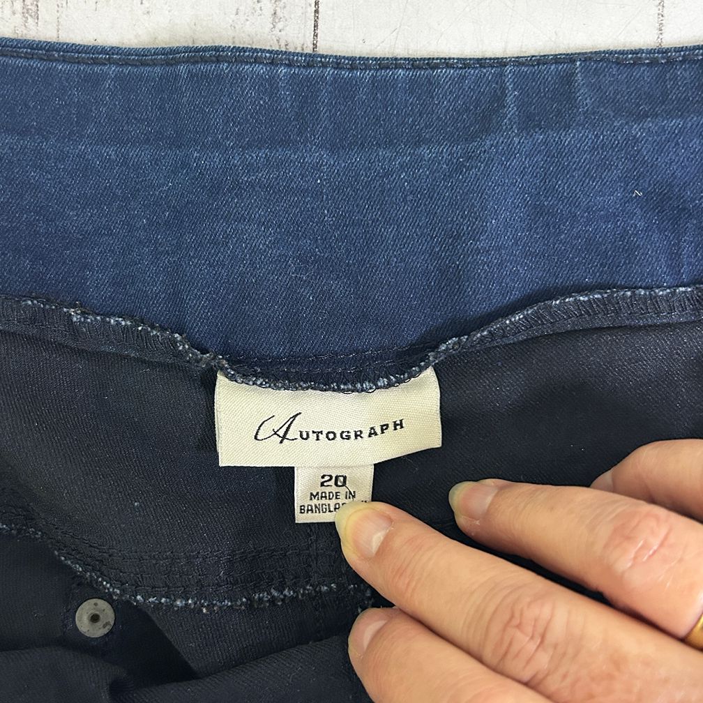 Autograph Navy Plus Size Jeans - Size 20