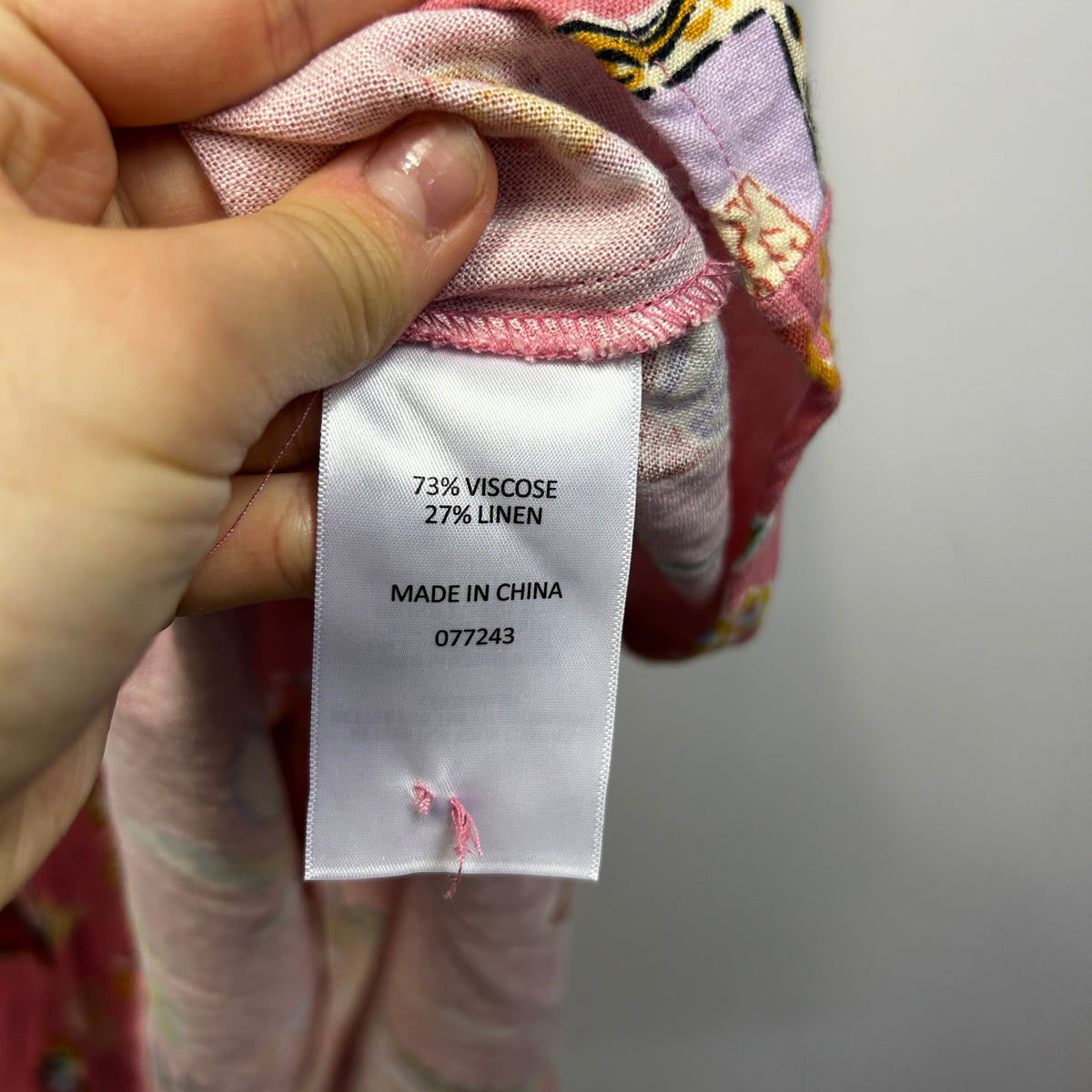 Sportsgirl Pink Plus Size Linen Dress - Size 18