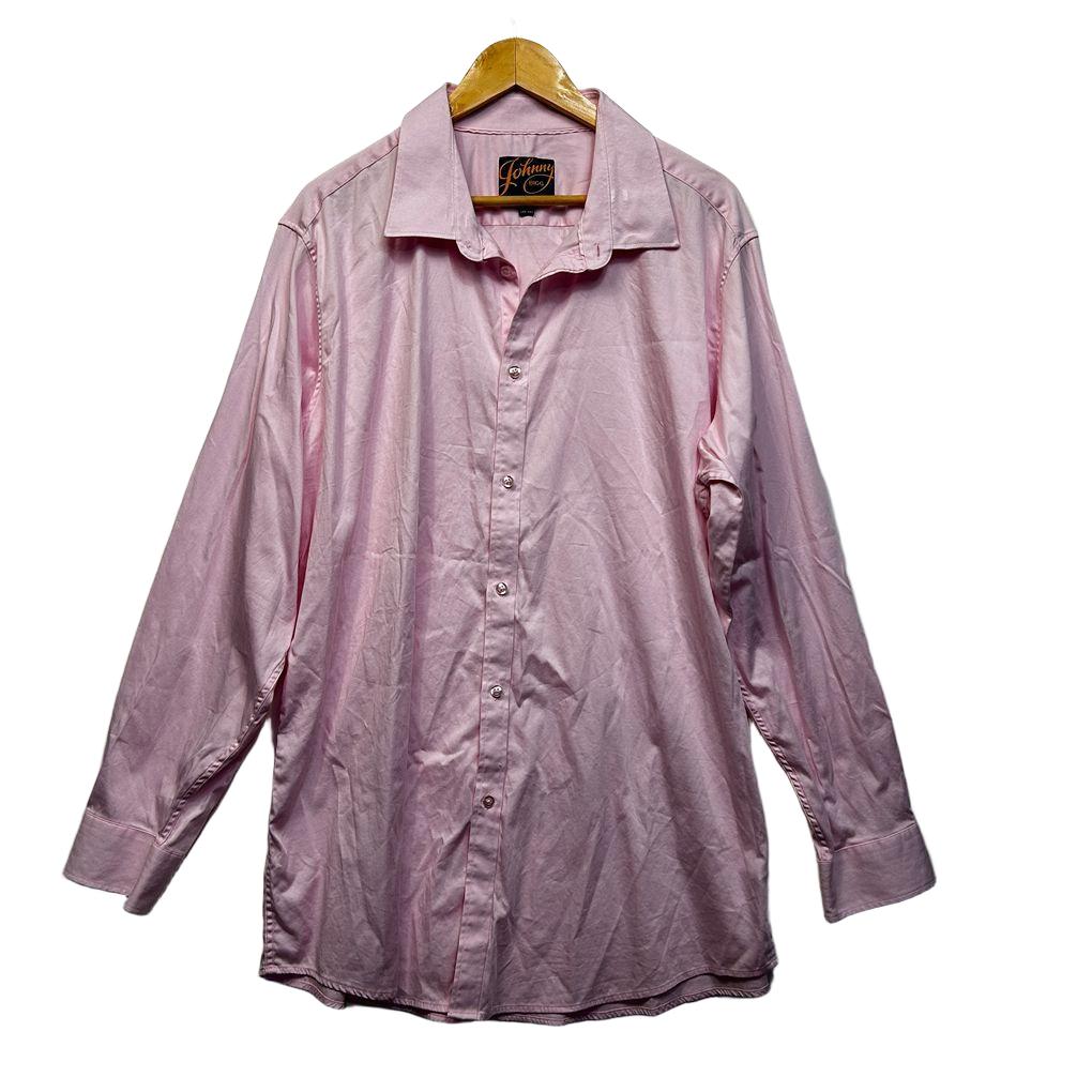 Johnny Bigg Pink Cotton Shirt - Size 4XL