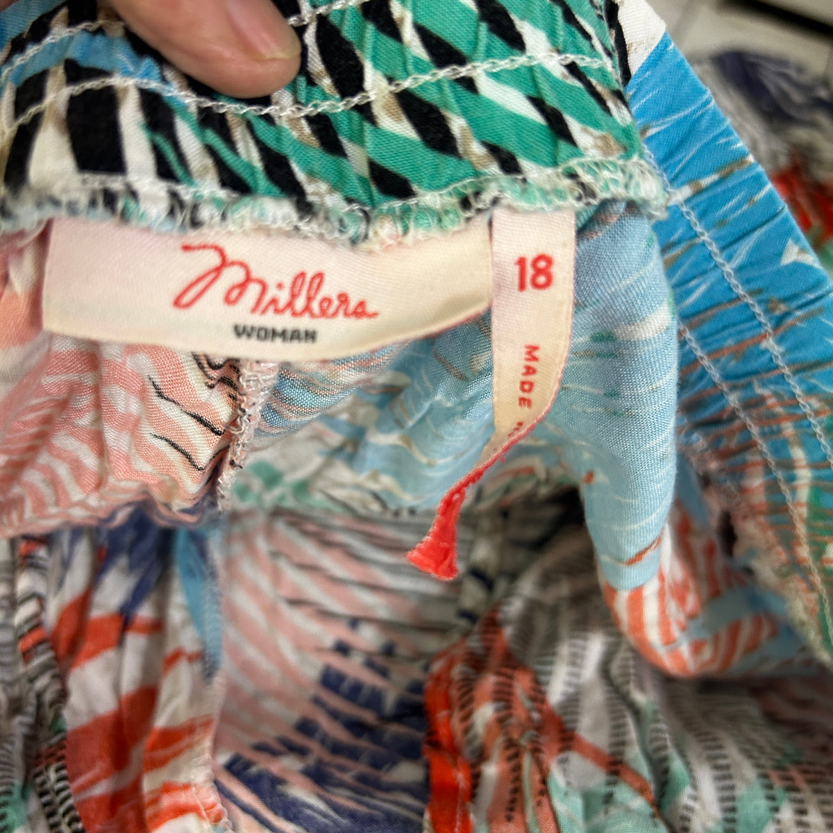 Millers Multicoloured Plus Size Floral Shorts - Size 18