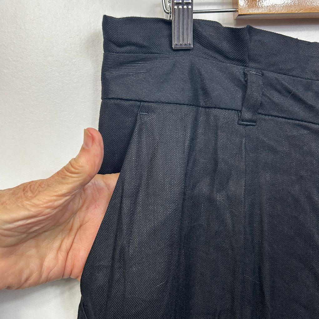 Preview Black Linen Pants - Size 18