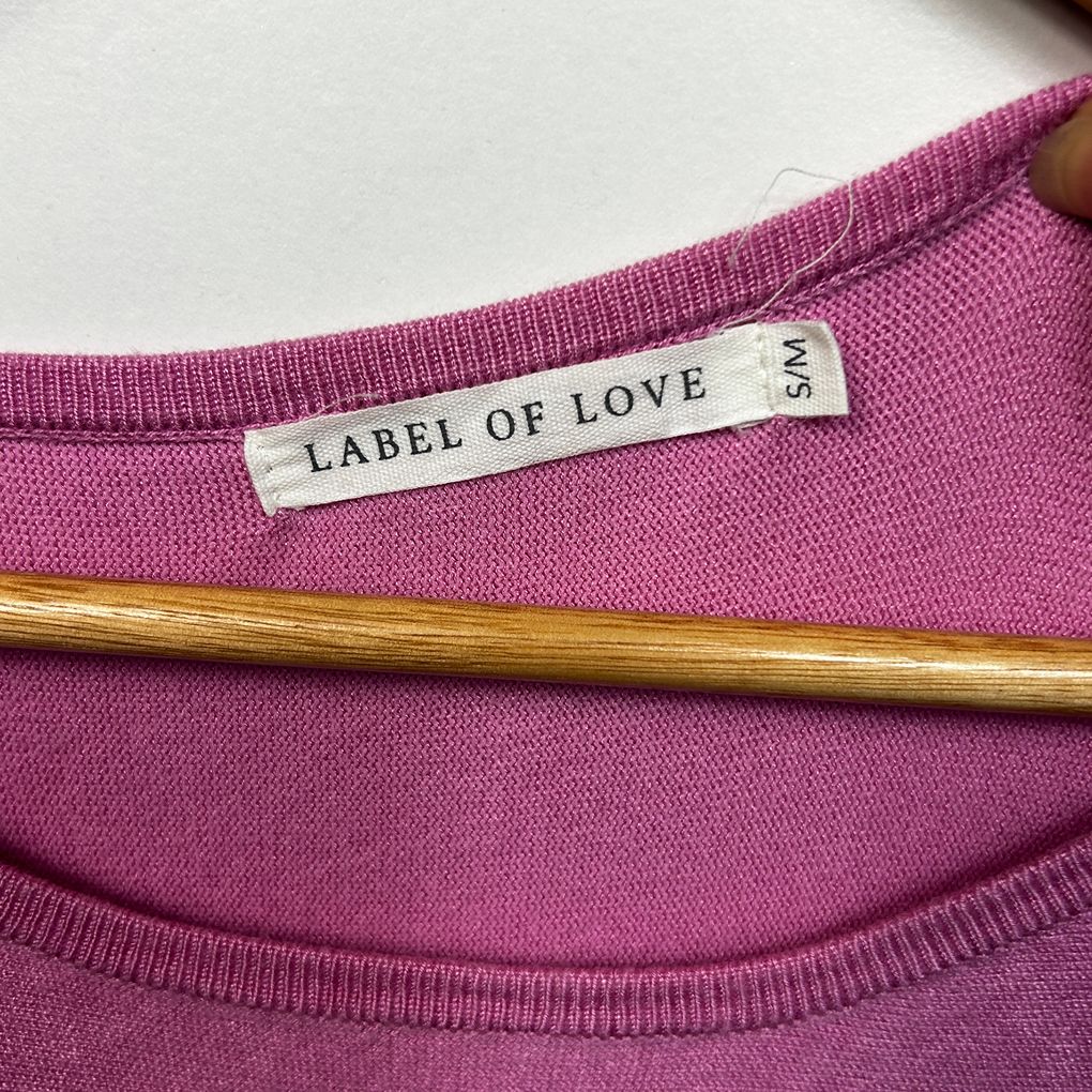 Label of Love Pink Knit Top - Size S/M