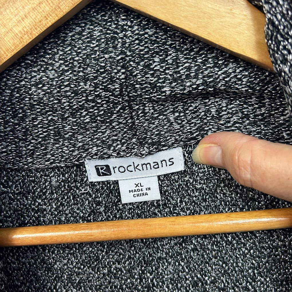 Rockmans Charcoal Cardigan - Size XL