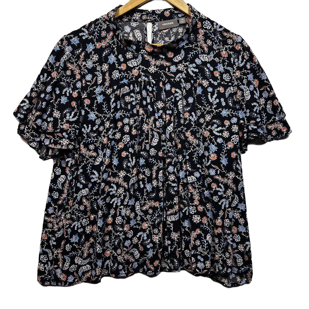Sussan Floral Top - Size 18