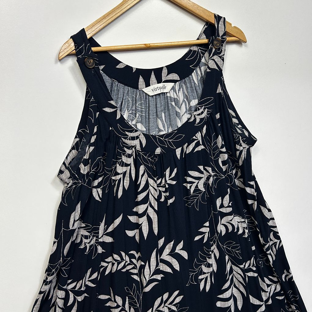 Virtuelle Navy Plus Size Maxi Dress - Size 20