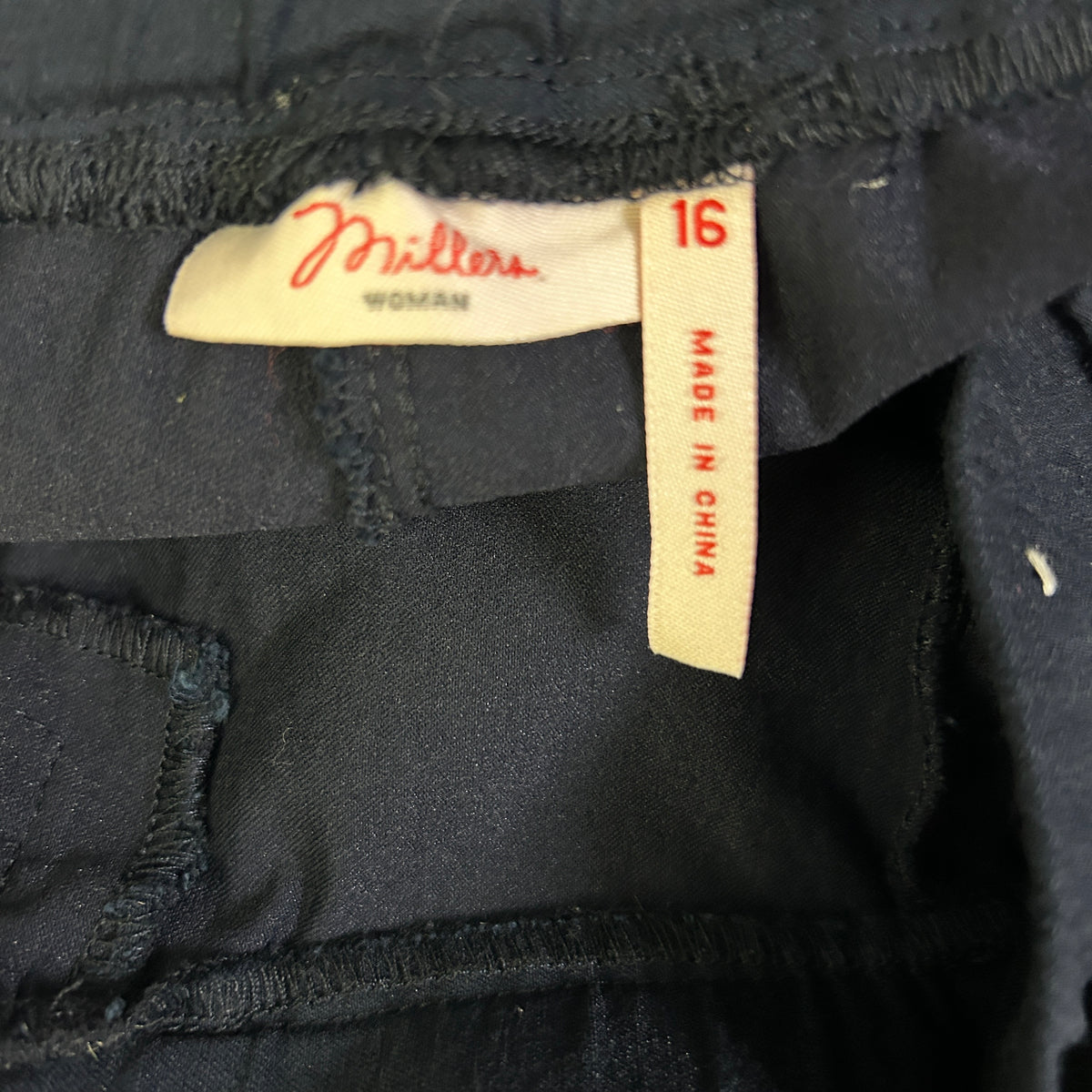 Millers Navy Shorts - Size 16