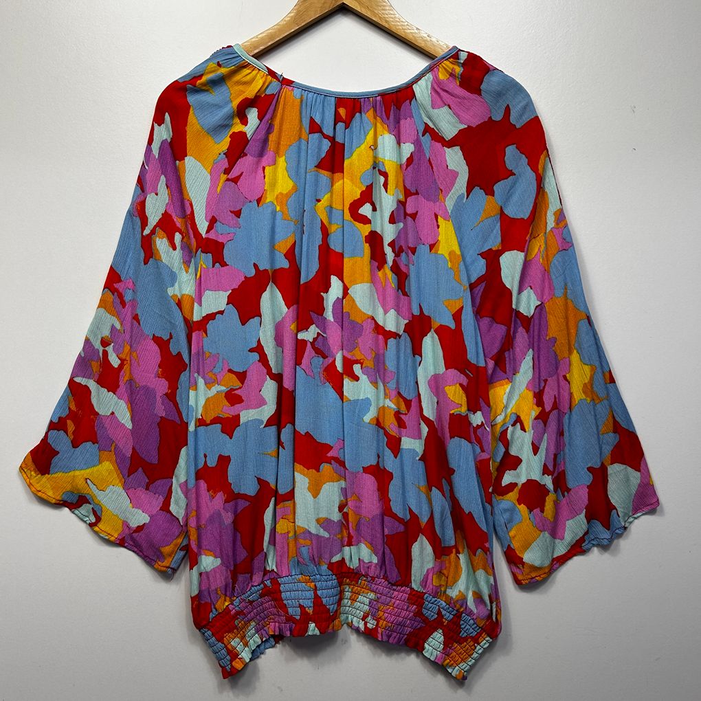Rockmans Multicoloured Top - Size 18