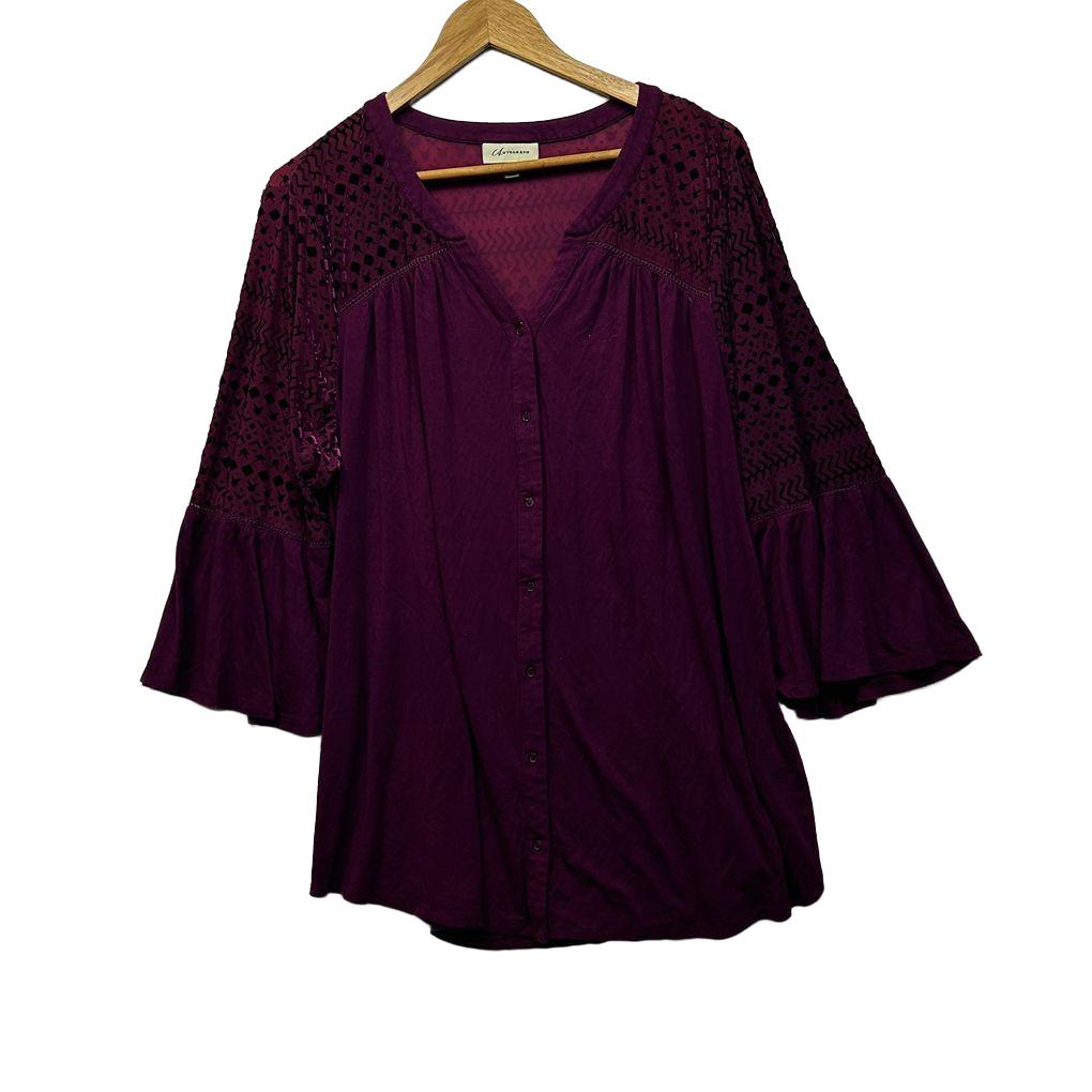 Autograph Purple Top - Size 18